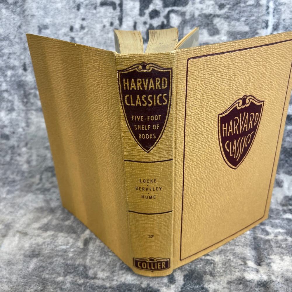Harvard‎ Classics Vol 37 Philosophers Locke Berkeley Hume Collier Hardcover